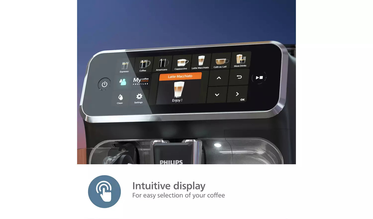 PHILIPS EP5447/90 5500 LatteGo Bean to Cup Coffee Machine